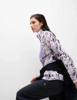 Thermal Printed Zip Up Funnel Neck Fleece 18 Thermal Printed Zip Up Funnel Neck Fleece -Marks and Spencer Shop zip up printed funnel neck fleece jacket