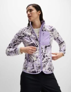 Thermal Printed Zip Up Funnel Neck Fleece 22 Thermal Printed Zip Up Funnel Neck Fleece -Marks and Spencer Shop zip up printed funnel neck fleece jacket 3